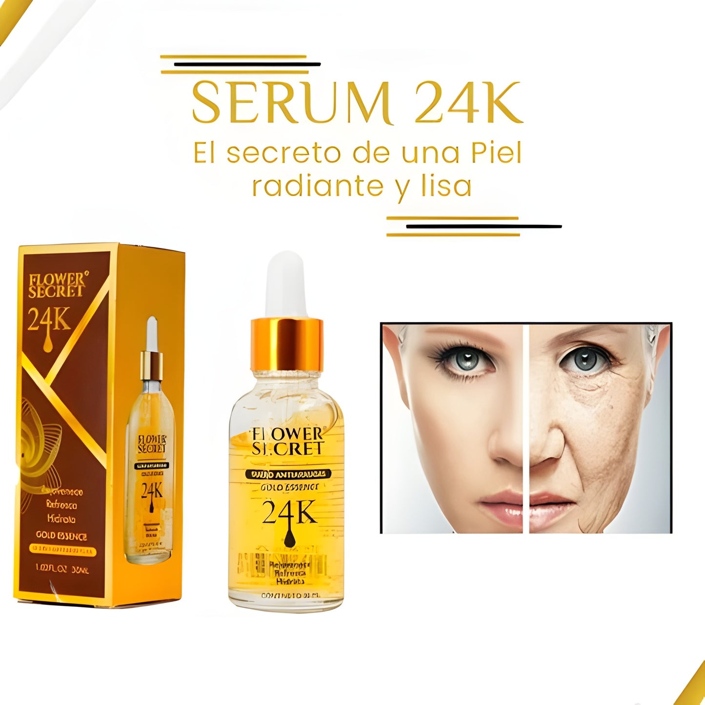 🧴 SERUM 24K ANTI-EDAD FLOWER SECRET – 30ML