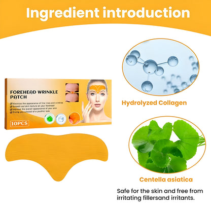 💆‍♀️ Parches Antiarrugas para la Frente – 10 unidades