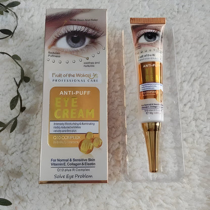 👁️ Contorno Ojos Antibolsas Wokali con Q10