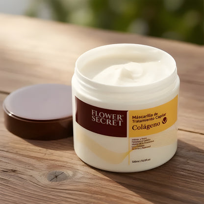 💆‍♀️ Mascarilla tratamiento capilar colágeno Flower Secret – 500 ml