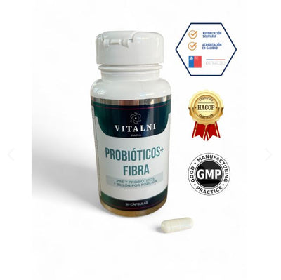 Probioticos y Fibra 30 Caps