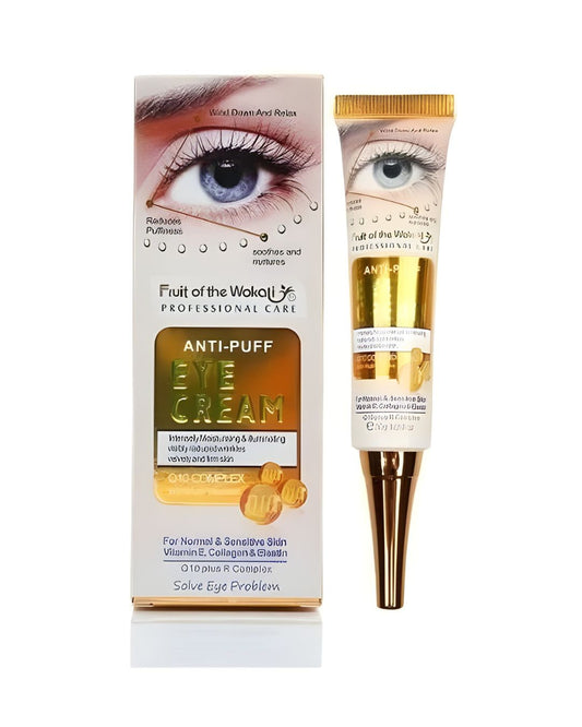 👁️ Contorno Ojos Antibolsas Wokali con Q10